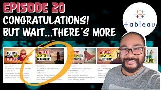 Episode 20 - Tableau: Half Way Congratulations | Check Out the Full Beginners Course on my Website