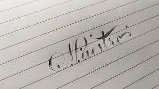 Cursive Handwriting / Calligraphy  -  Maestro