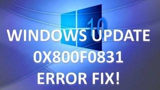 How to fix Updates Failed, Cumulative update error 0x800f0831.Resolved!