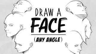 How to DRAW FACES (From ALL angles) | Drawlikeasir