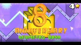 Happy Anniversary GD by AleXins | Geometry Dash (All 3 Coins)