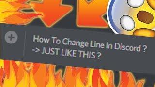 How To Change Line In Discord ? | Life Saving Feature :P !| Tutorial | ItsMe Prince