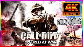 COD: WORLD AT WAR | FULL GAME / LONGPLAY GAMEPLAY WALKTHROUGH | 4K PC ULTRA - WIDE FOV NO COMMENTARY