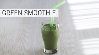 Healthy Vegan Green Smoothie (ASMR Cooking | No talking)