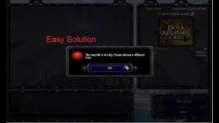 Warcraft map file too big solution