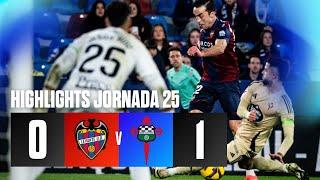 J25 Highlights del partido Levante UD 0-1 Racing Club Ferrol | LaLiga Hypermotion 2024/25