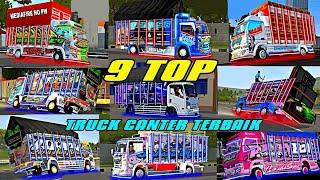 9 TOP TRUCK CANTER TERBAIK || MOD BUSSID TRUCK CANTER FULL STROBO MEDIAFIRE NO PW FULL ANIM