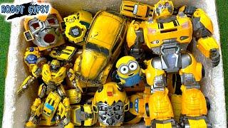 Box full Yellow BUMBLEBEE Transformers Toys | Robot Tobot Car - Rise of Beasts Optimus Revenge Movie