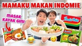 MAMAKU PERTAMA KALI COBAIN INDOMIE!! MASAK INDOMIE KAYAK DI FOTO WKWK HASILNYA GIMANA??