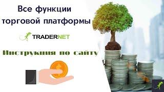 Торговая платформа TRADERNET | Разбор платформы