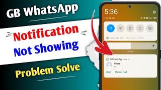 Gb Whatsapp Notification Problem | How To Fix Gb Whatsapp Notification Problem