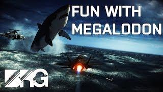 Battlefield 4 Fun With Megalodon - MOST EPIC ROUND END