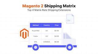 Magento 2 Shipping Matrix: Top 4 Matrix Rate Extensions for E-commerce Shipping Efficiency