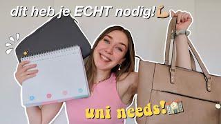 25+ UNIVERSITEIT ESSENTIALS 2022!! *dit heb je écht nodig op de uni als eerstejaars!*