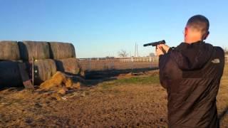 Shooting the Silenced Smith & Wesson .22 Handgun