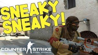 SNEAKY SNEAKY! | CS GO Funny Moments In Competitive