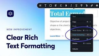 Clear Rich Text Formatting