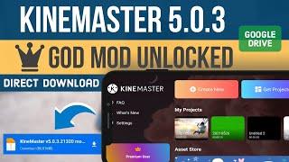 Kinemaster 5.0 PRO MOD APK | Premium | Google Drive Link |