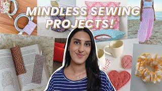 10 Mindless Sewing Projects When You Need a BREAK  *beginner friendly*