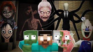 Granny, Siren, Ice Scream and Friends - Minecraft Animation