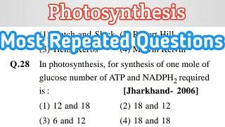 photosynthesis mcq || plant physiology mcq || biology most repeated questions (21)