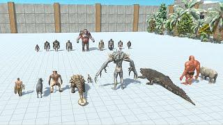 MUTANT PRIMATES  VS RANDOM TEAM - Animal Revolt Battle Simulator