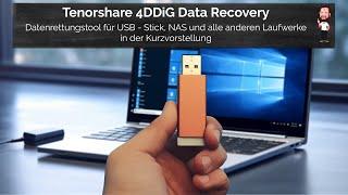 4DDiG Data Recovery | Recover pictures / files deleted from USB - stick - very easy