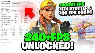  How I Unlock 240+ FPS in Fortnite on a Low-End PC!  (Boost FPS & Fix Lag)