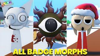 How to get ALL Badge Morphs + NEW Phase 3 Mr. Sun in 3D Sprunki RP - ROBLOX