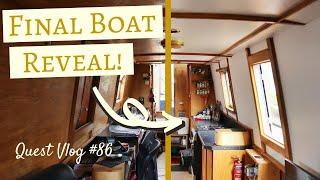 Final Renovation Reveal - Our Narrowboat Makeover! | Quest Vlog #86