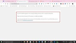Fix PHP installation appears to be missing the MySQL extension which is required by WordPress 2024