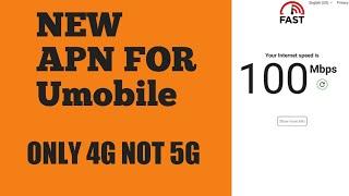 New APN for Umobile user..you don't believe the speed