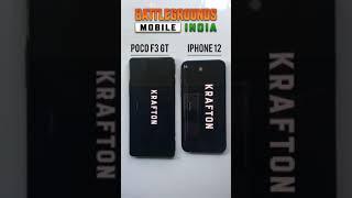 BGMI TEST IPHONE 12 vs POCO F3 GT