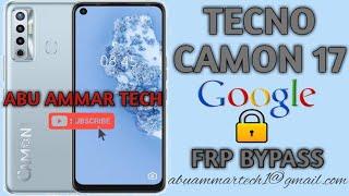 Tecno Camon 17 CG6 Frp Bypass