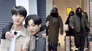 Airport Mystery: Jin and Jungkook on a Journey Without a Clue, where are they going?