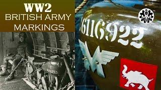 1944 MATCHLESS WDG3L WW2 MOTORCYCLE BRITISH ARMY MARKINGS
