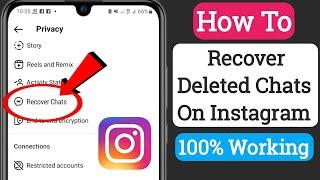 How To Recover Deleted Chats On Instagram (2023 Update) | Recover Deleted Messages on Instagram