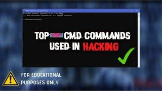 Top CMD commands used in Hacking |  Beginners