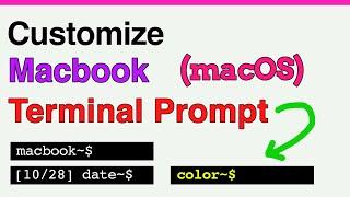 How to Customize Terminal Prompt on Macbook or macOS