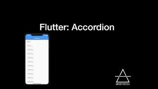 Flutter: Accordion View