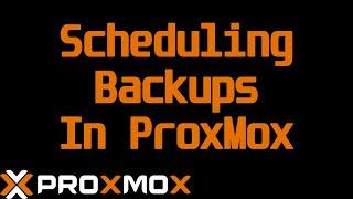 Backing up VMs and Containers in Proxmox