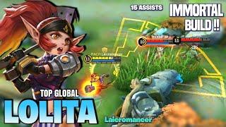 IMMORTAL BUILD LOLITA ! TOP GLOBAL Laicromancer GAMEPLAY & BEST BUILD 2021 | MOBILE LEGENDS