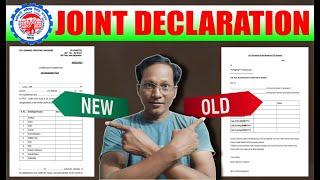 EPF latest Joint Declaration Form 2023 || EPF new Joint Declaration Download 2023