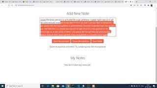 Javascript Speech to Text Notes App Using Web Speech API Full  Project For Beginners