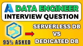 Azure Synapse Analytics- Interview Questions | Serverless SQL Pool VS Dedicated SQL Pool with Demo