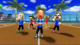 going pro in every wii sports resort sport - basketball