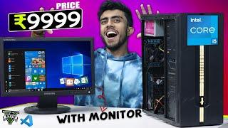 I Bought Cheapest i5 Gaming PC With Monitor!  10,000rs Super PC Build Gaming, Work, Study & More