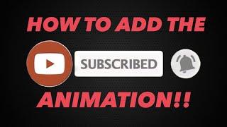 How To Add The Subscribe Animation in Premiere Pro | Premiere Pro Tutorial