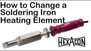 How to Change a Soldering Iron Heating Element