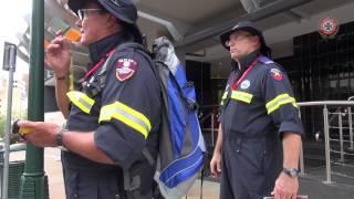 USAR Taskforce assiting with the Brisbane Storm damage assessment